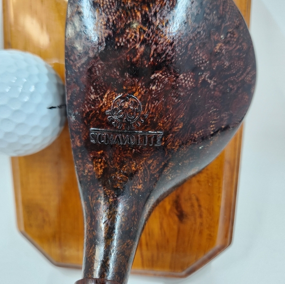 Vtg GE General Electric Schavolite Textolite Golf Club Pen Holder Office plaque - Picture 12 of 16